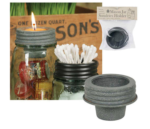 Mason Jar Tapered Lid Cup - Barn Roof