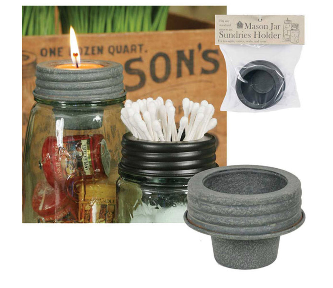 Mason Jar Tapered Lid Cup - Barn Roof