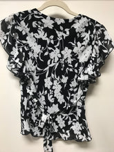 Load image into Gallery viewer, First Option Black Floral Top- Small