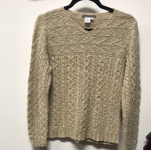 Isabella Bird Taupe Sweater- M
