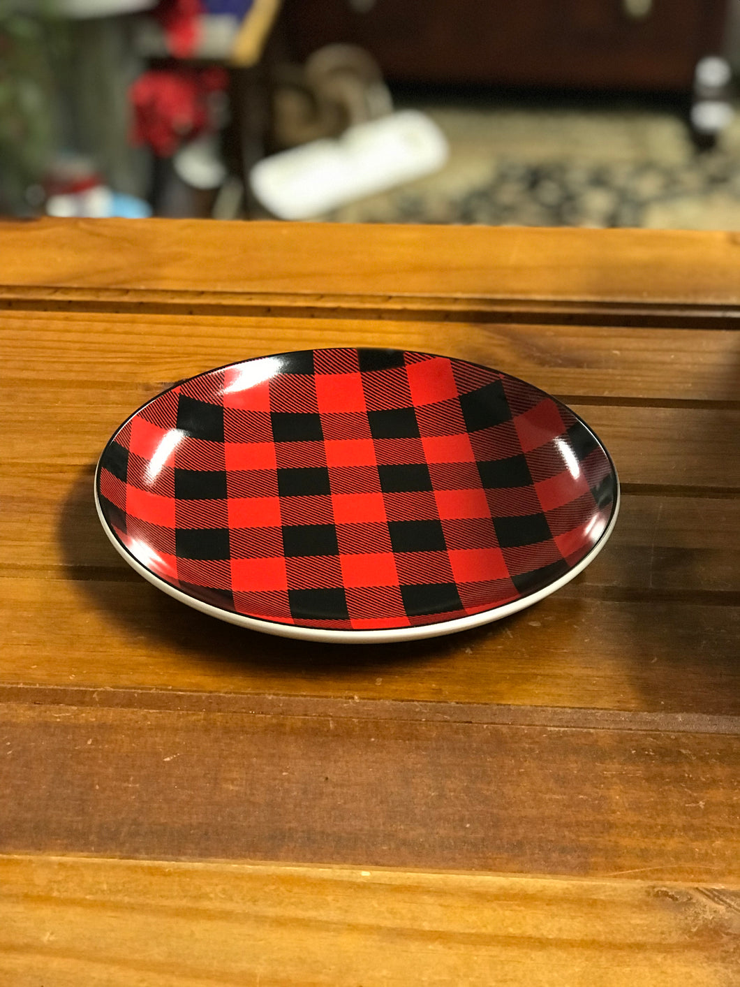 Buffalo Plaid Plate