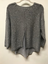 Load image into Gallery viewer, Silver Jennifer Lopez Sweater-L