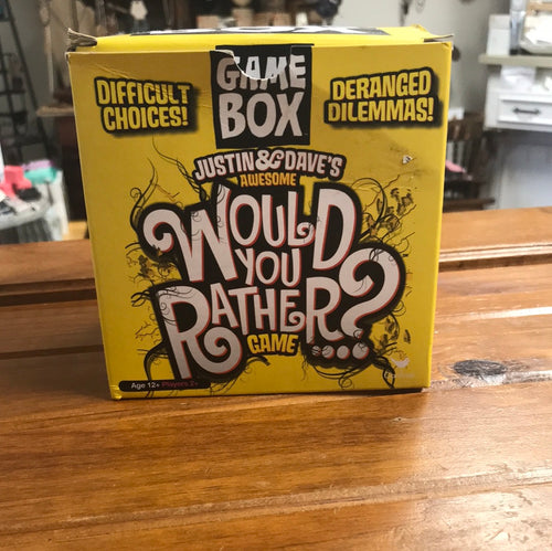 Would You Rather Game
