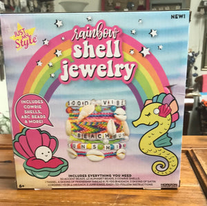 Kids Rainbow Shell Jewelry Kit