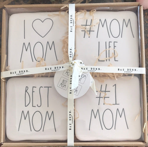 Rae Dunn Mom Coasters