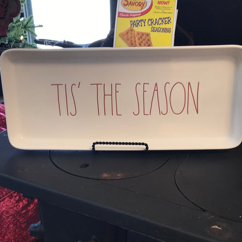 Rae Dunn Tis The Season Tray