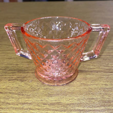 Load image into Gallery viewer, Pink Depression Glass Sugar Dish