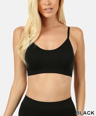 Padded Adjustable Strap Bra