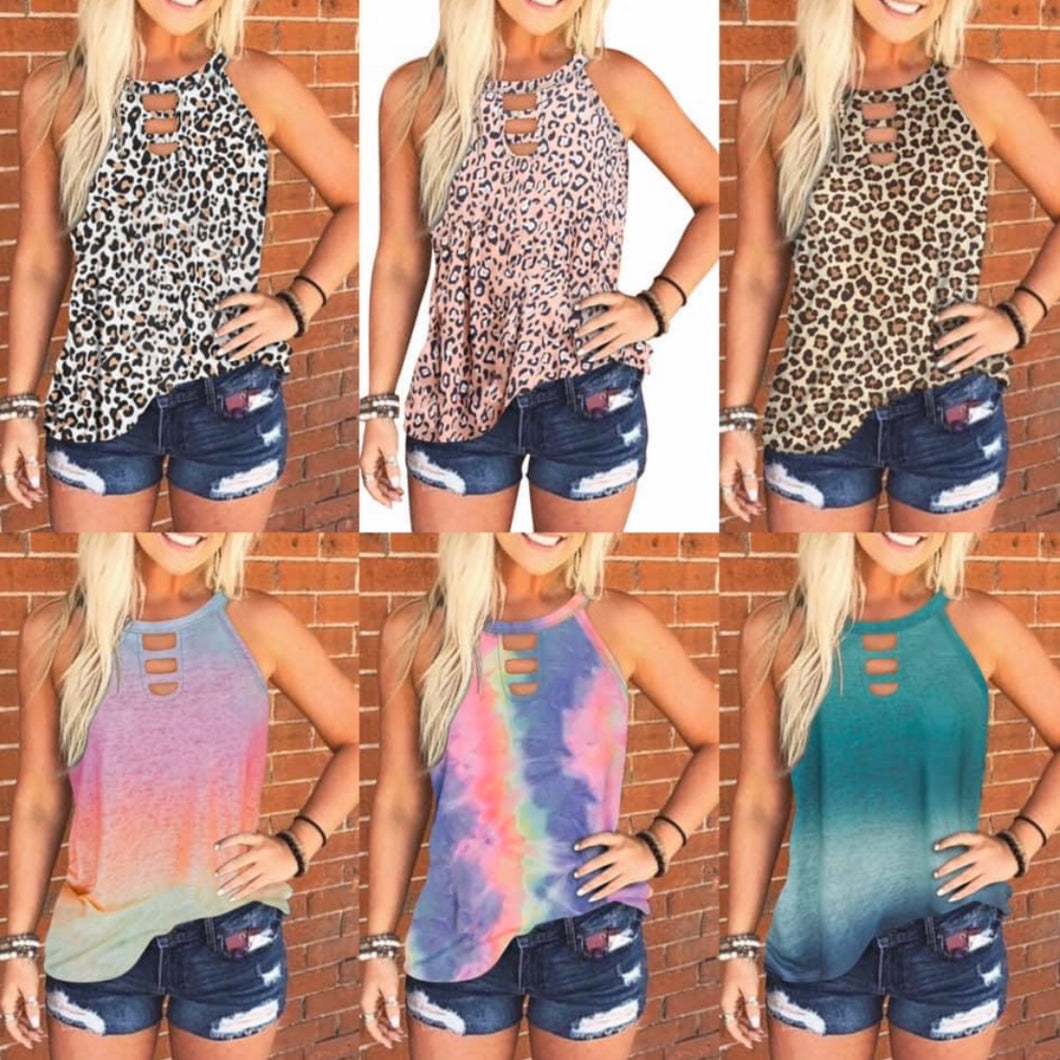 Strappy Keyhole Tank