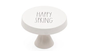 Rae Dunn Cake Stand - Happy Spring