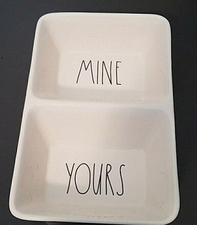 Rae Dunn Divided Dish 