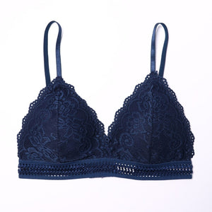 1/2PCS French Style Bralette Seamless Deep V Lace Bra Wireless Thin Underwear Sexy Lingerie Soft Push Up Bras For Women Hot