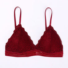 Load image into Gallery viewer, 1/2PCS French Style Bralette Seamless Deep V Lace Bra Wireless Thin Underwear Sexy Lingerie Soft Push Up Bras For Women Hot