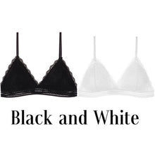 Load image into Gallery viewer, 1/2PCS French Style Bralette Seamless Deep V Lace Bra Wireless Thin Underwear Sexy Lingerie Soft Push Up Bras For Women Hot