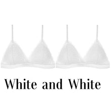 Load image into Gallery viewer, 1/2PCS French Style Bralette Seamless Deep V Lace Bra Wireless Thin Underwear Sexy Lingerie Soft Push Up Bras For Women Hot
