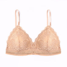 Load image into Gallery viewer, 1/2PCS French Style Bralette Seamless Deep V Lace Bra Wireless Thin Underwear Sexy Lingerie Soft Push Up Bras For Women Hot